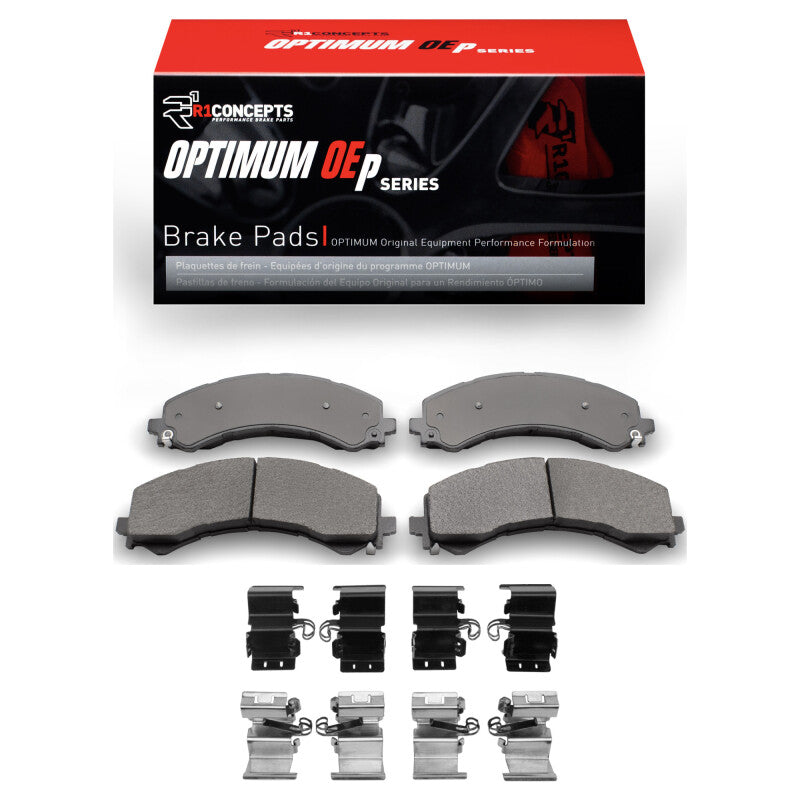 R1 Concepts R1 21-25 Chevrolet Express 3500 Rear Optimum OE Pads & Hardware Kit