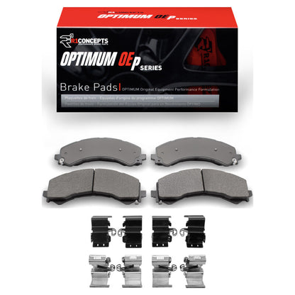 R1 Concepts R1 21-25 Chevrolet Express 3500 Rear Optimum OE Pads & Hardware Kit