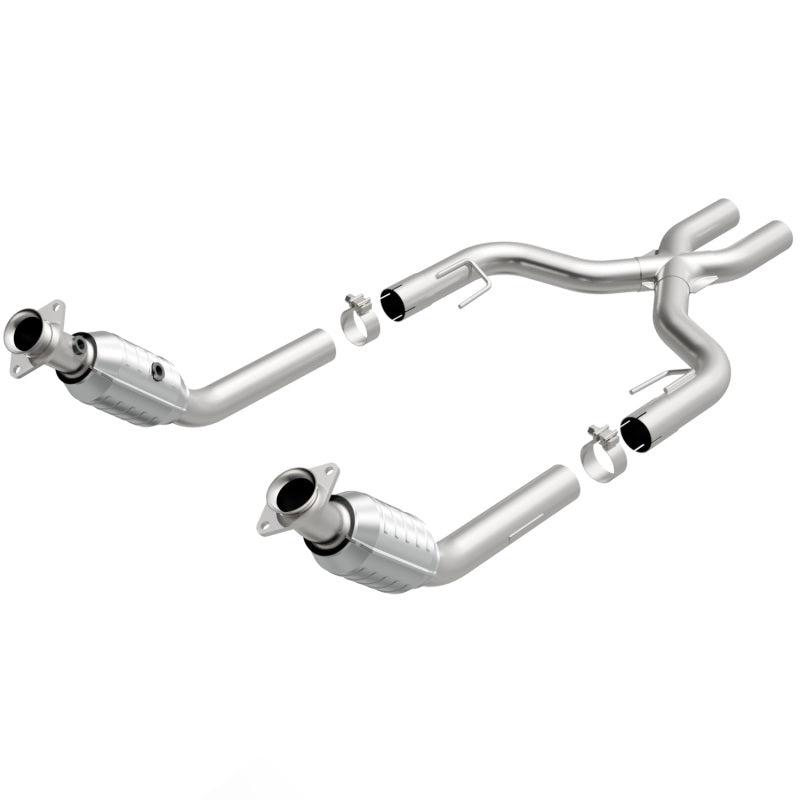 MagnaFlow Direct Fit Catalytic Converter Tru-X Assy 05 Mustang GT