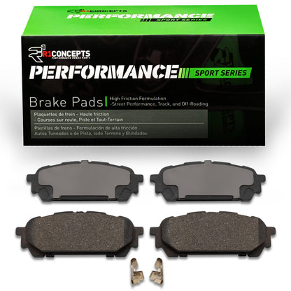 R1 Concepts R1 03-08 Subaru Impreza Rear Performance Sport Brake Pads
