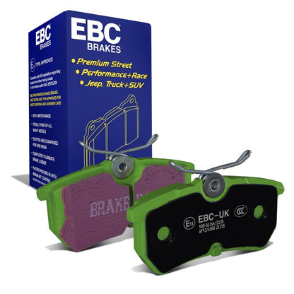 EBC 13+ Ford Fiesta 1.6 Turbo ST Greenstuff Rear Brake Pads
