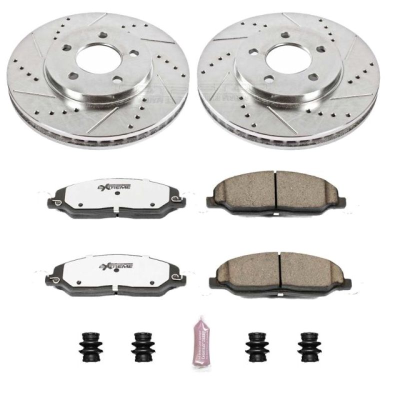 PowerStop Power Stop 05-10 Ford Mustang Front Z26 Street Warrior Brake Kit