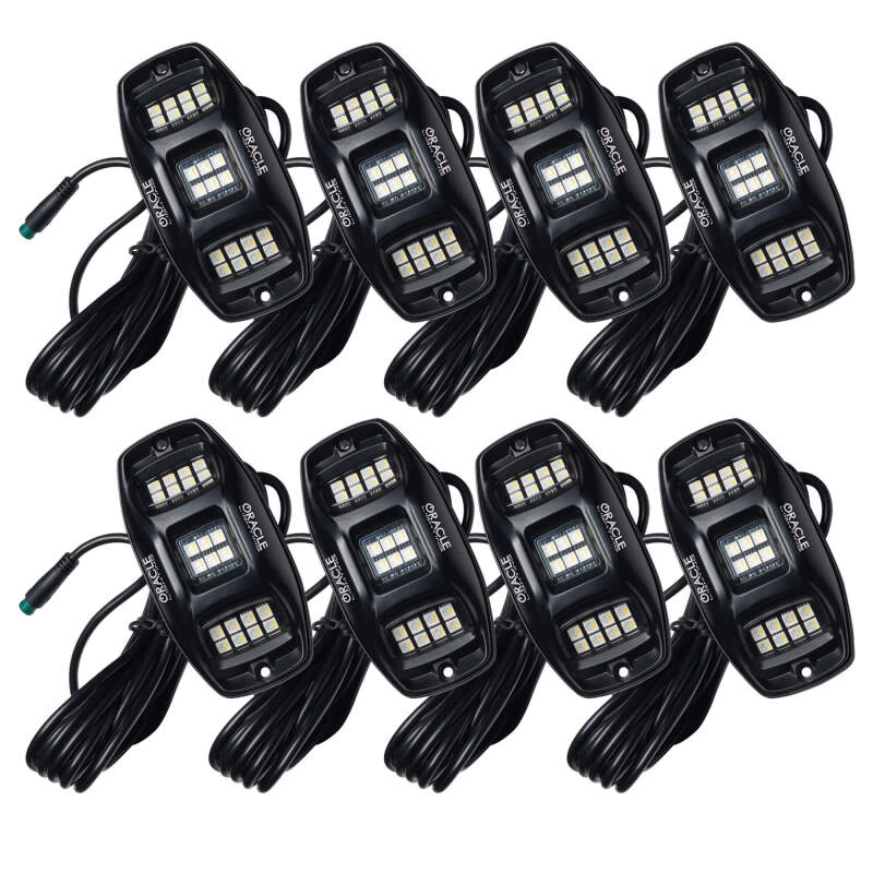 ORACLE Lighting Oracle Underbody RGB+W Wheel Well Rock Light Kit - 8 PCS - ColorSHIFT