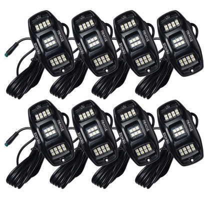 ORACLE Lighting Oracle Underbody RGB+W Wheel Well Rock Light Kit - 8 PCS - ColorSHIFT