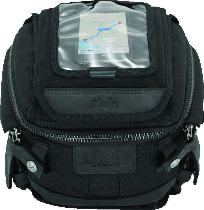 Burly Brand Voyager Tank/Tail Bag - Black
