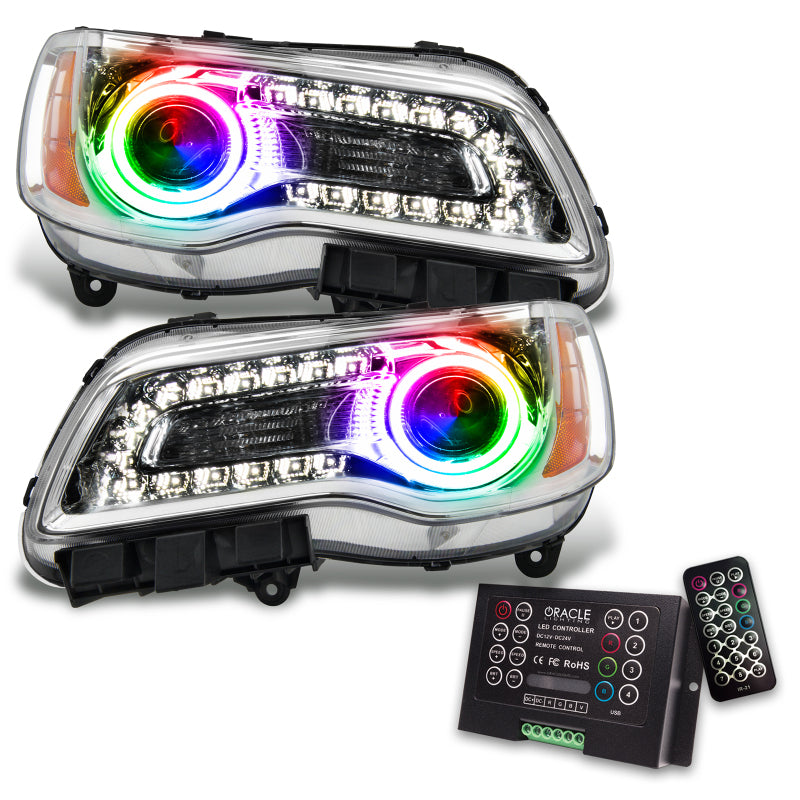 ORACLE Lighting Oracle 11-14 Chrysler 300C SMD HL - Chrome - NON HID - ColorSHIFT w/ 2.0 Controller