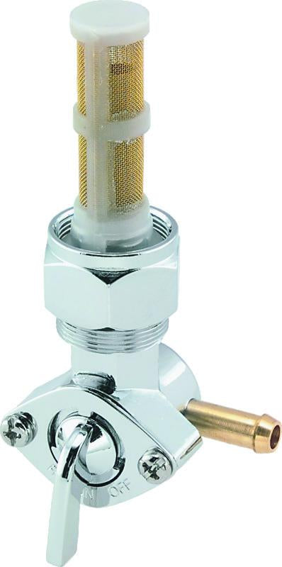 Bikers Choice 78-86 Big Twin & XL Chrome 22MM Petcock Straight Right Facing Outlet