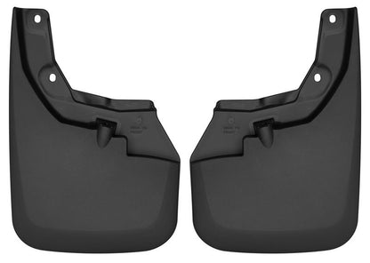 Husky Liners 16-22 Toyota Tacoma w/ OE Fender Flares Custom Molded Front Mud Guards - Black
