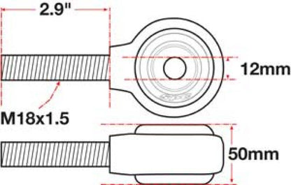 SPC Performance xAxis Rod End Ball Joint