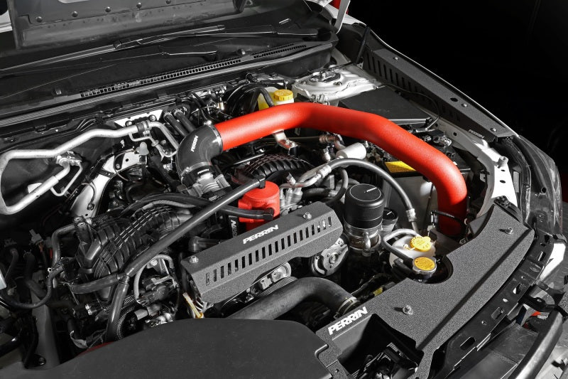 Perrin Performance PERRIN 22-26 Subaru WRX Front Mount Intercooler Kit (Red Tubes & Silver Core)
