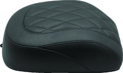 Mustang Motorcycle Mustang 18-21 Harley Breakout Wide Tripper Solo Passenger Seat Diamond Stitch - Black