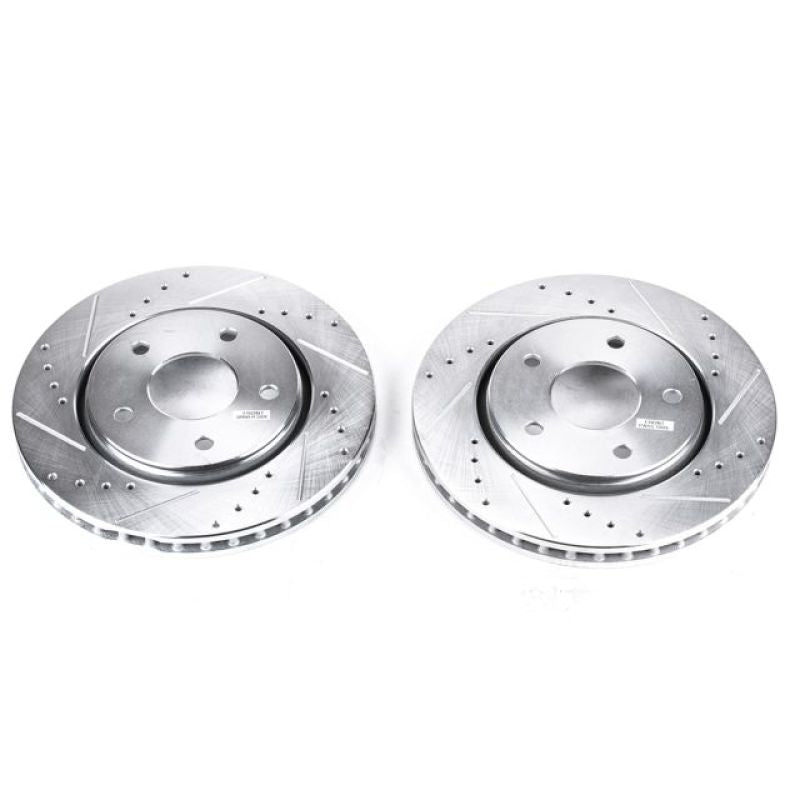 PowerStop Power Stop 08-16 Chrysler Town & Country Front Evolution Drilled & Slotted Rotors - Pair