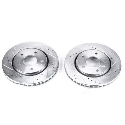PowerStop Power Stop 08-16 Chrysler Town & Country Front Evolution Drilled & Slotted Rotors - Pair
