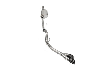 CORSA Performance Corsa 2021-2025 Ford F-150 SuperCab/6.5in Bed 5.0L V8 Sport Cat-Back Single Side Exit-Black PVD