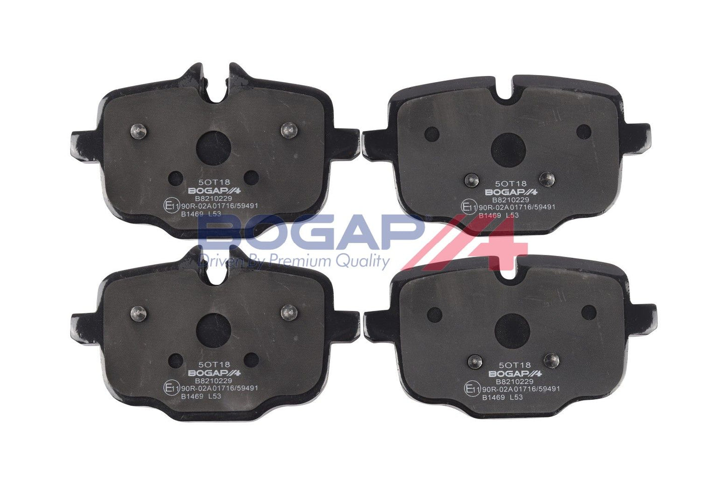 BOGAP B8210229 Brake Pad Set, Disc Brake | ML Performance Car Parts