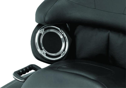 Kuryakyn Rear Speaker Accents For Harley-Davidson Chrome