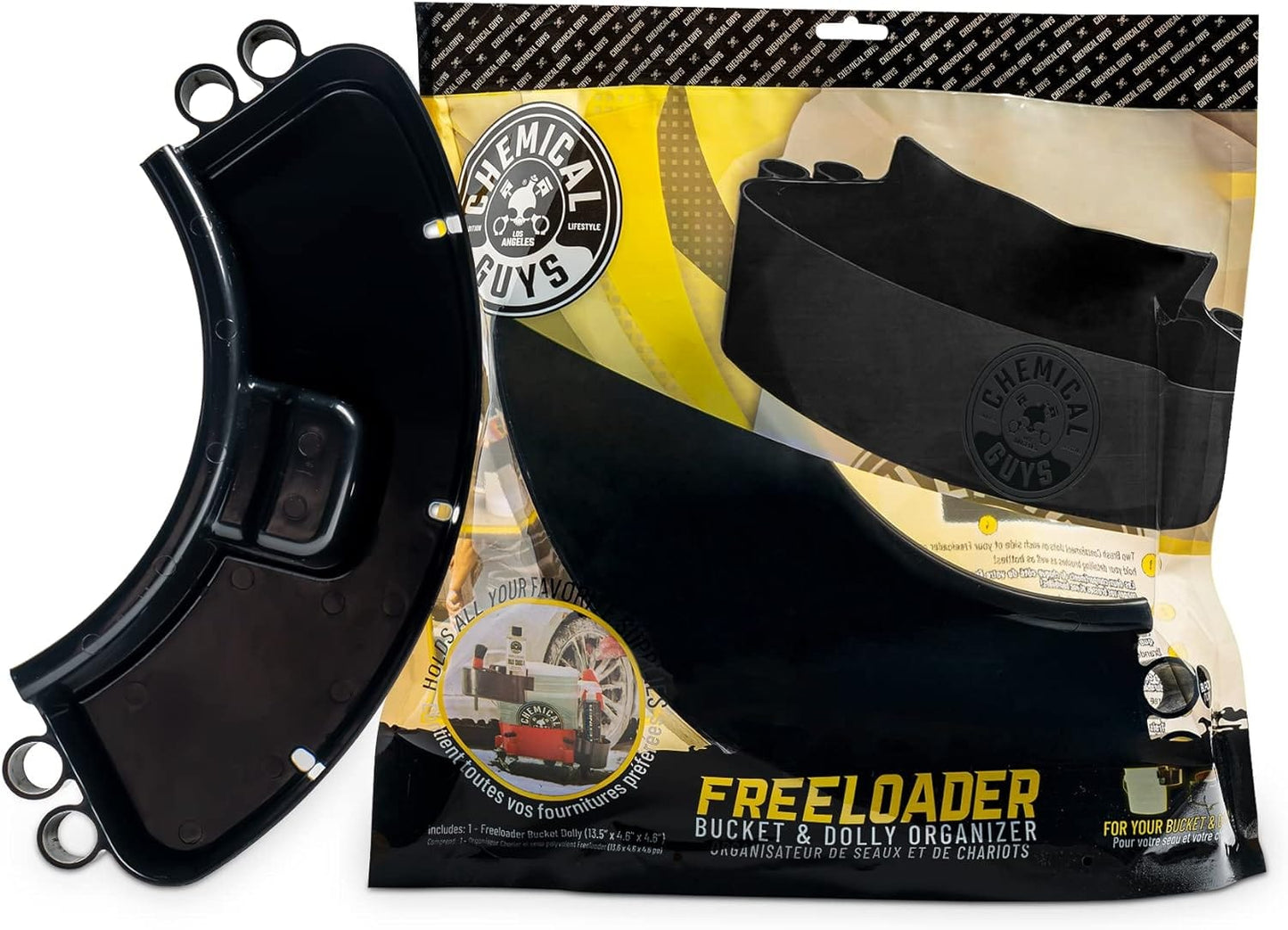 Chemical Guys The Freeloader Bucket & Dolly Organizer Black