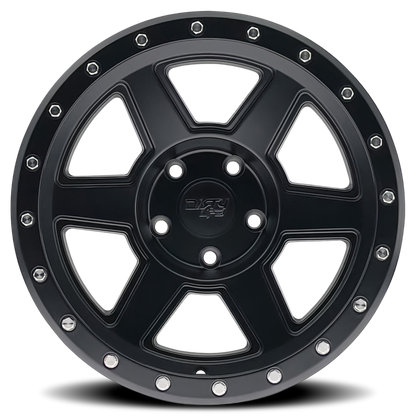 Dirty Life Compound 9315 20x10 / 6-135 BP / -25mm Offset / 87.1mm Hub Matte Black Wheel