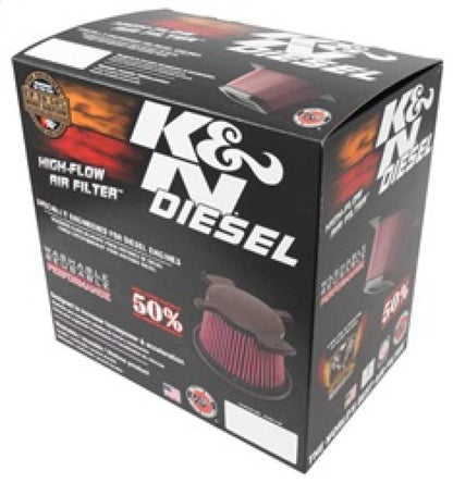 K&N Engineering K&N 2017 Ford F250 Super Duty V8-6.7L DSL Replacement Drop In Air Filter