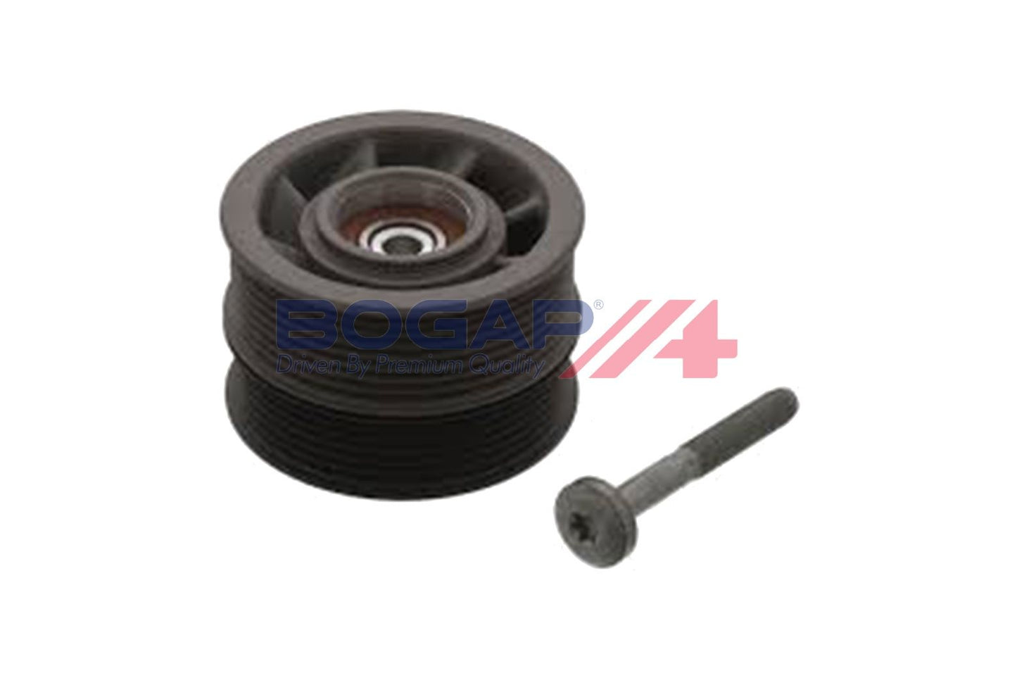 BOGAP C1320117 Deflection/Guide Pulley, V-Ribbed Belt