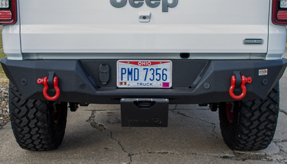 Fishbone Offroad 2In Receiver Hitch Mounted Step - Black Powdercoat Steel