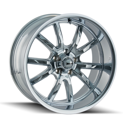 Ridler Wheels Ridler 650 20x8.5 / 5x127 BP / 0mm Offset / 83.82mm Hub Chrome Wheel