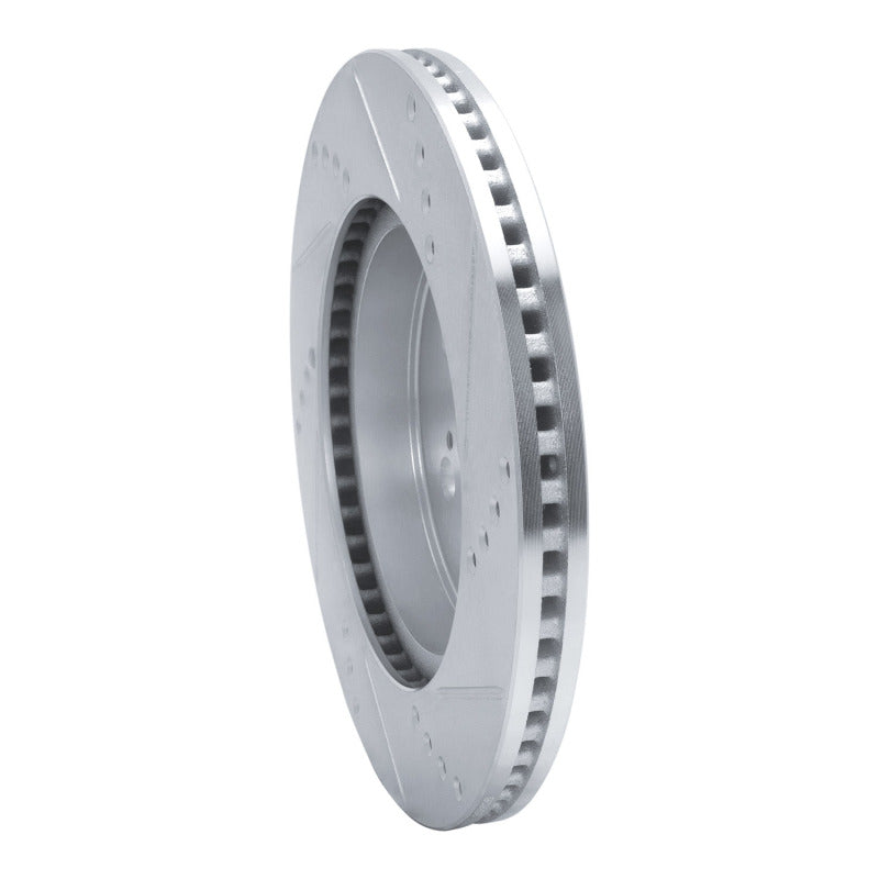 R1 Concepts R1 19-25 Toyota Corolla (Mexico) Front Left Drilled & Slotted Silver Brake Rotor