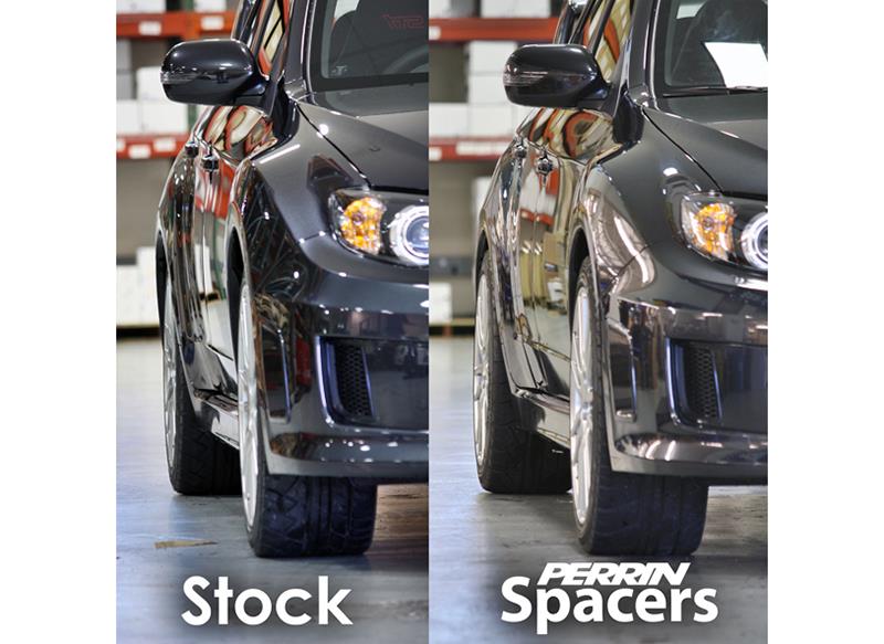 Perrin Performance PERRIN Subaru/Toyota/Scion 15mm Wheel Spacers (Slip-On Style W/Studs) 5x114.3 & 5x100 56mm CB