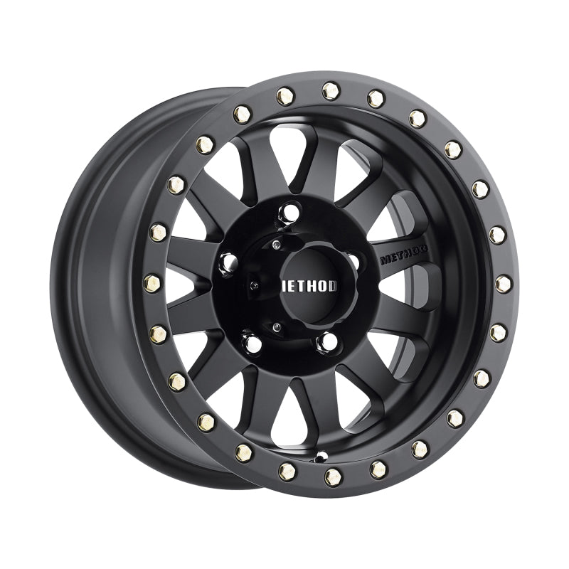 Method Wheels Method MR304 Double Standard 15x8 -24mm Offset 5x4.5 83mm CB Matte Black Wheel