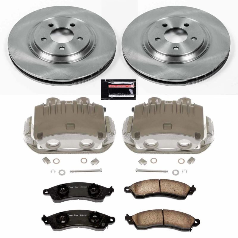 PowerStop Power Stop 98-94 Ford Mustang Front Autospecialty Brake Kit w/Calipers