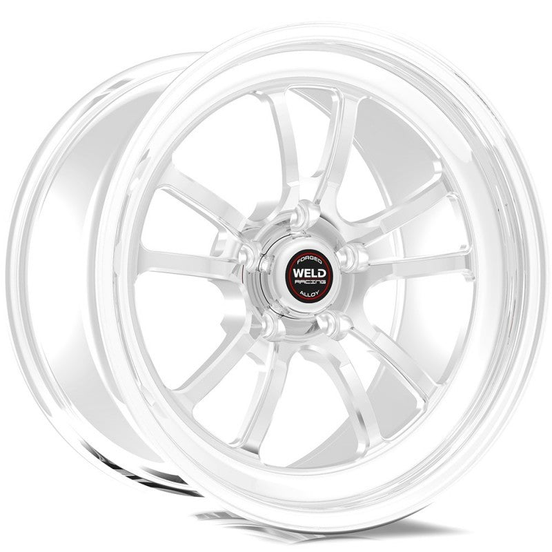 Weld S70 17x7 / 5x4.75in BP / 4.2in. BS Polished Wheel (High Pad) - Non-Beadlock