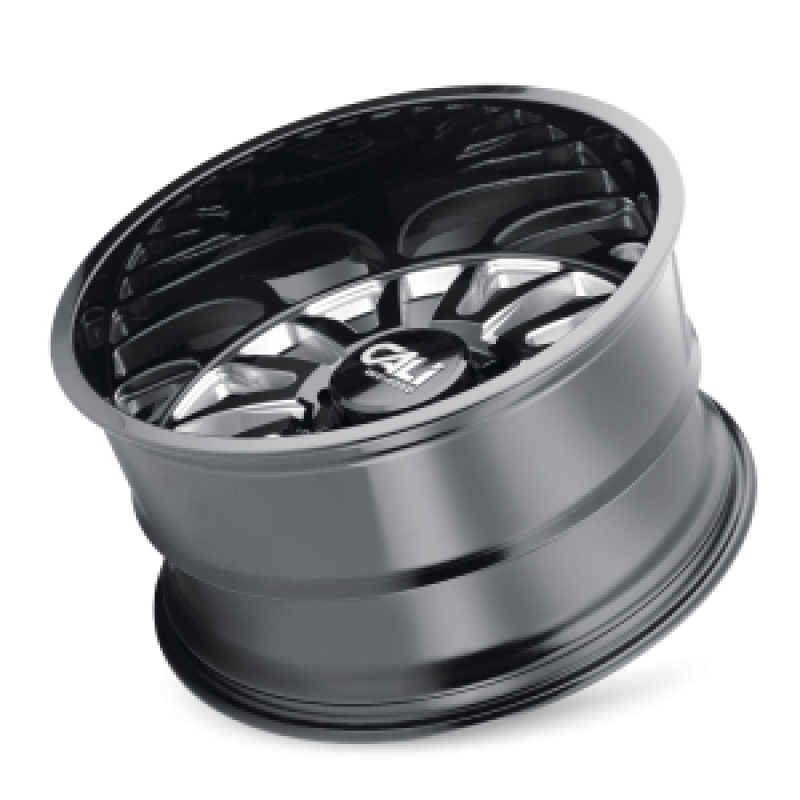 Cali Off-Road 9110 Summit 22x10 / 6x139.7 BP / 0mm Offset / 106mm Hub Gloss Black Milled Wheel