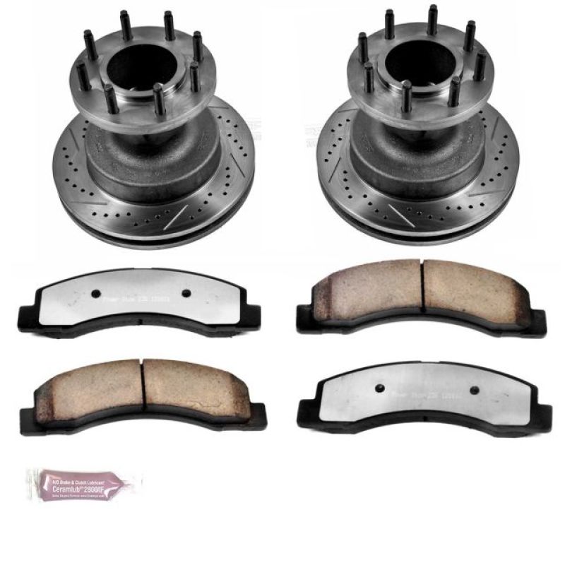 PowerStop Power Stop 99-02 Ford F-350 Super Duty Front Z36 Truck & Tow Brake Kit