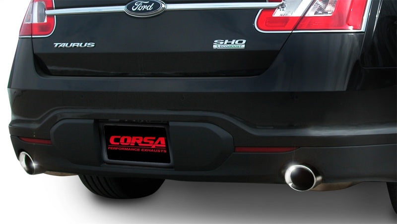 CORSA Performance Corsa 2010-2019 Ford Taurus SHO 3.5L V6 Turbo Polished Sport Cat-Back Exhaust