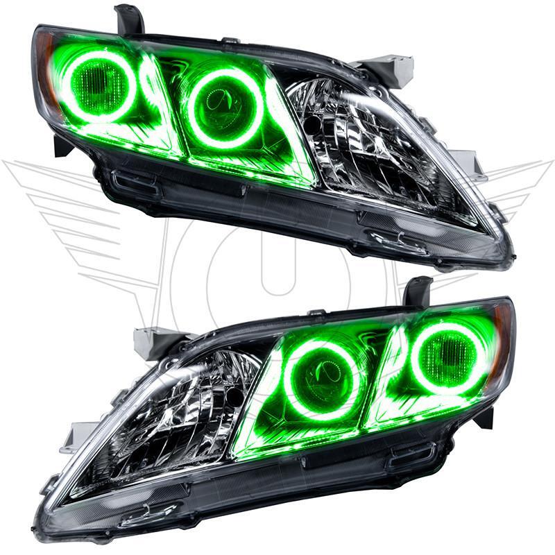 ORACLE Lighting Oracle 07-09 Toyota Camry LED Headlight Halo Kit - Green