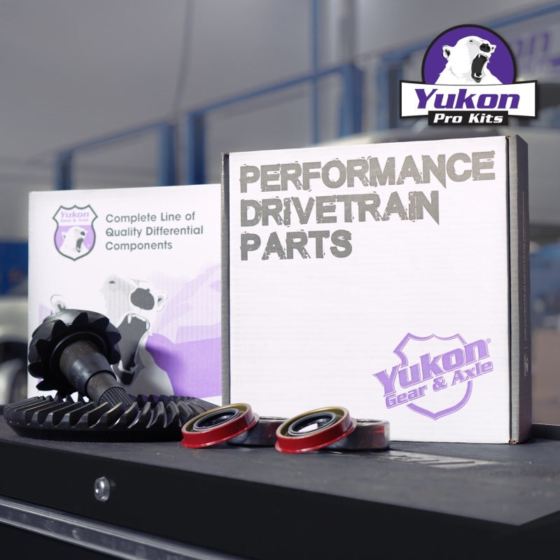 Yukon Gear & Axle Yukon Gear 8.8in Ford 4.11 Rear Ring & Pinion Install Kit 2.53in OD Axle Bearings and Seals