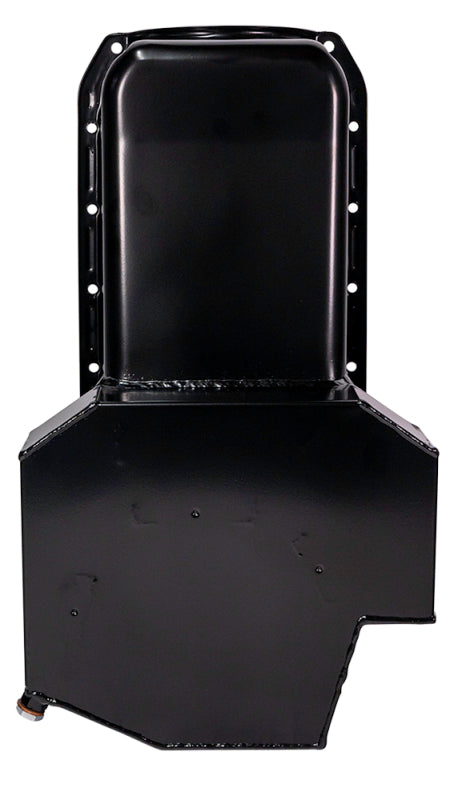 Moroso Pre-80 Chevrolet Small Block (w/2 Pc Seal) Road Race Wet Sump 7qt 7.5in Steel Oil Pan - Black