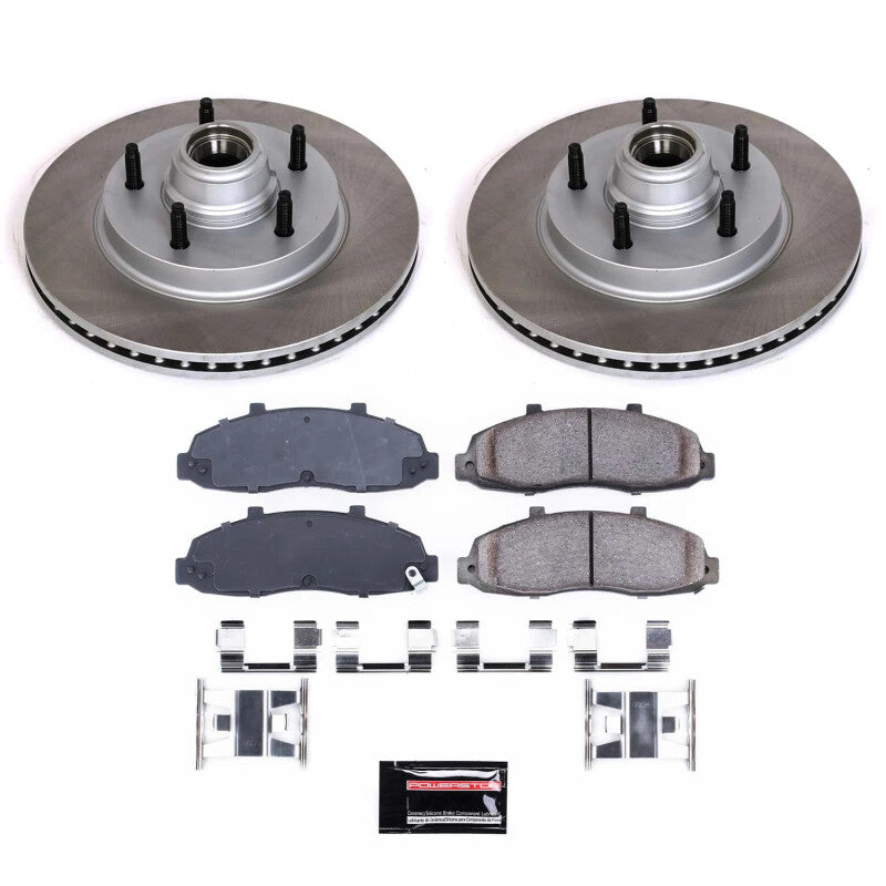 PowerStop Power Stop 97-00 Ford F-150 Front Semi-Coated Rotor Kit