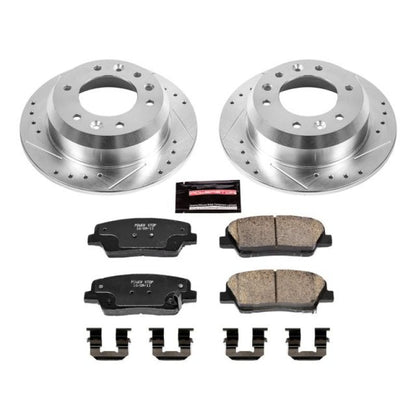 PowerStop Power Stop 07-08 Hyundai Entourage Rear Z23 Evolution Sport Brake Kit