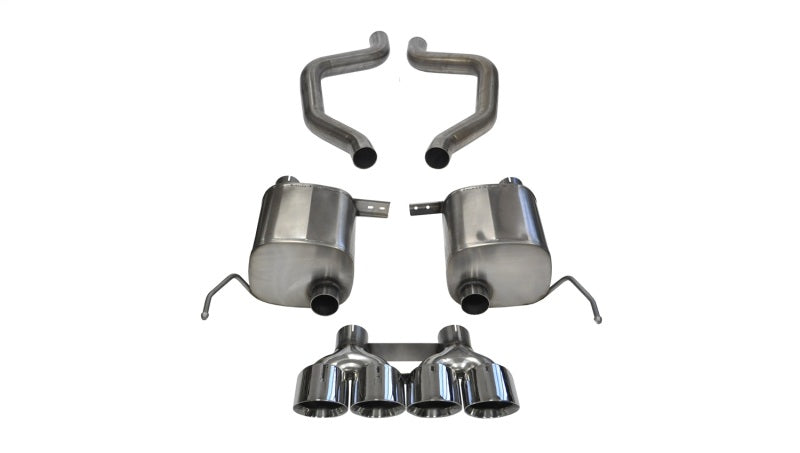 CORSA Performance Corsa 2017-2019 Corvette Z06 2.75in Axle Back Exhaust Polished Dual Rear Exit Quad 4.5in Tip (Sport)
