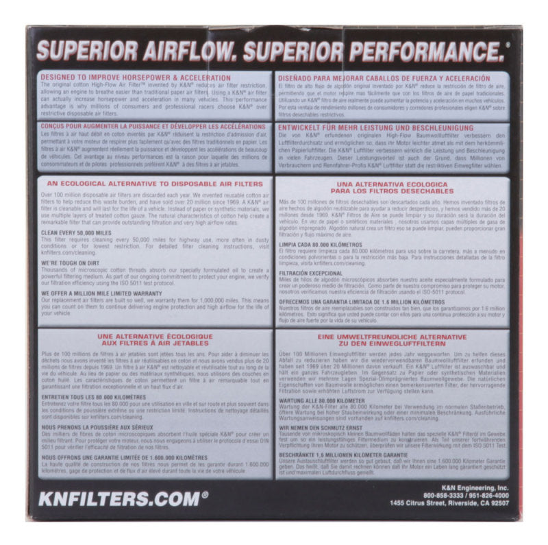 K&N Engineering K&N Custom Air Filter - Round 6.25in OD 5.25in ID 3.25in H