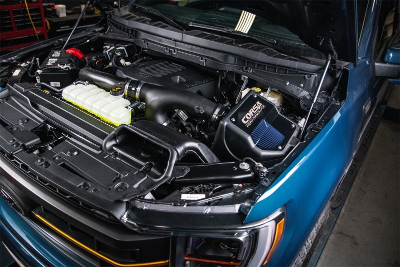 CORSA Performance Corsa 2021-2025 Ford F150 3.5L Ecoboost Cold Air Intake with MaxFlow 5 Oiled Filter