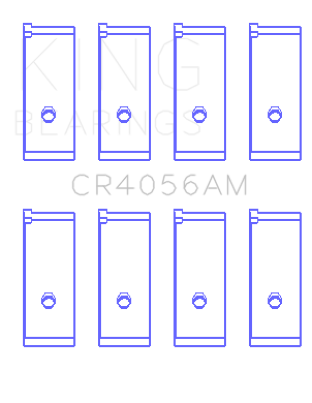 King Engine Bearings Suzuki G15A/G16A/B (Size +1.0mm) Connecting Rod Bearing Set