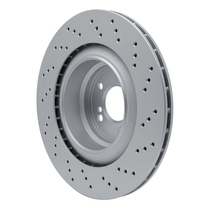 DFC 15-19 BMW X5 Left Rear Drilled GeoSPEC Coated Rotor