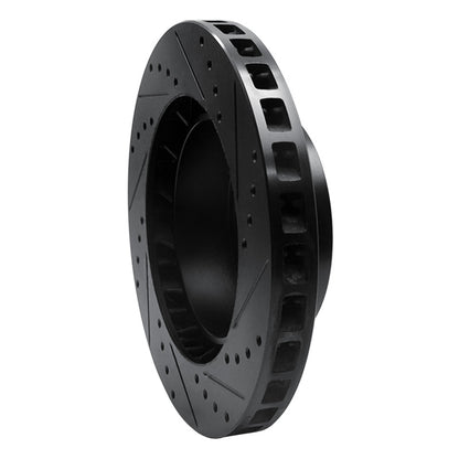 R1 Concepts R1 86-91 Porsche 928 Right Front Drilled & Slotted Black Brake Rotor
