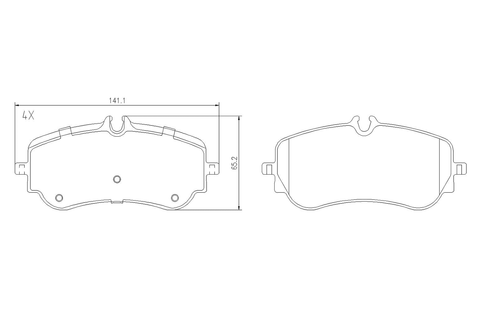 BOGAP A8210287 Brake Pad Set, Disc Brake | ML Performance Car Parts