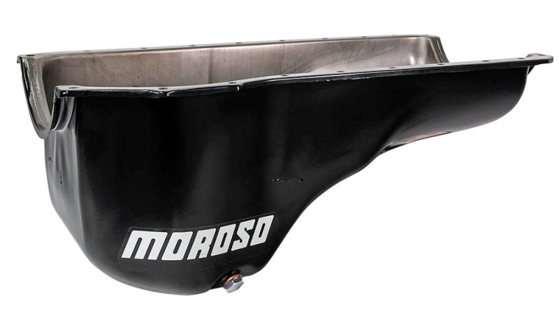 Moroso Ford 351C/351M Stock (w/Front Sump) Wet Sump 6qt 8.25in Steel Oil Pan