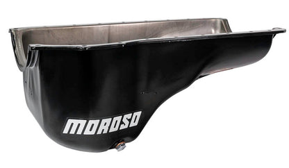 Moroso Ford 351C/351M Stock (w/Front Sump) Wet Sump 6qt 8.25in Steel Oil Pan