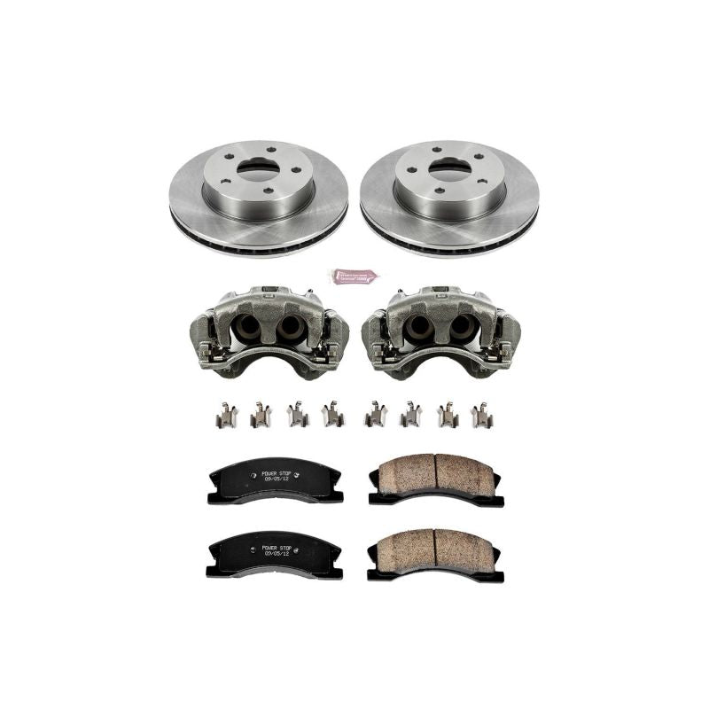 PowerStop Power Stop 99-04 Jeep Grand Cherokee Front Autospecialty Kit w/Cals