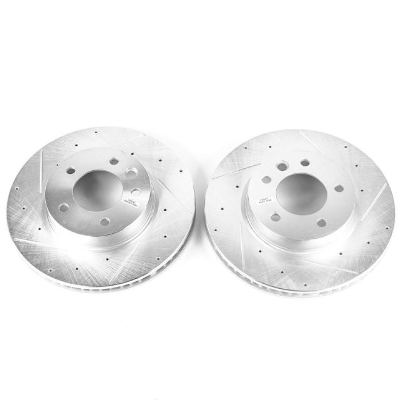 PowerStop Power Stop 04-06 Porsche Cayenne Front Evolution Drilled & Slotted Rotors - Pair